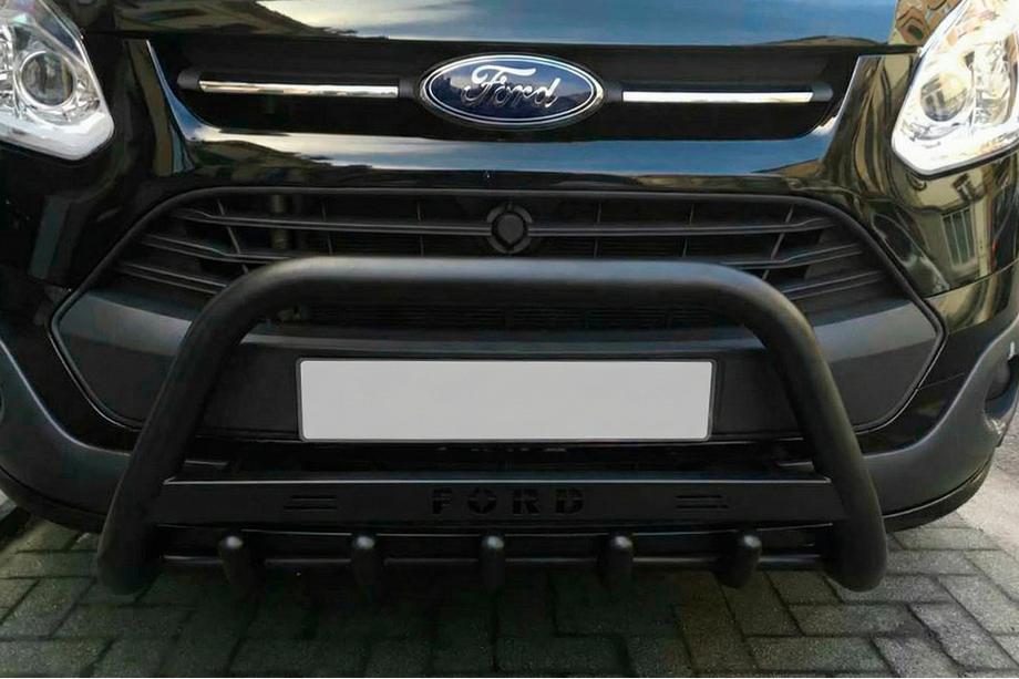 Ford Custom 2013–2022 Frontbåge WT004 Black (rostfritt stål) Image
