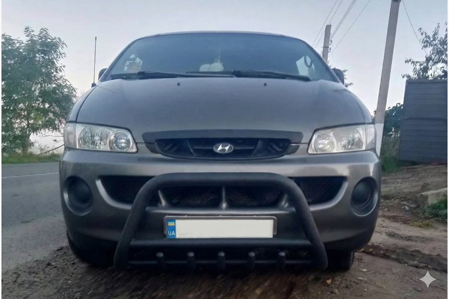 Hyundai H200, H1, Starex 1998–2007 Frontbåge WT003 Black (rostfritt) Image