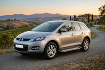 Mazda CX-7 2006–2012 Sidosteg Rainbow (2 st, aluminium) foto 1
