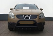 Nissan Qashqai 2010–2014 Frontbåge WT003 Black (rostfritt) foto 1