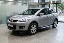 Mazda CX-7 2006–2012 Sidosteg Allmond Grey (2 st, aluminium) foto 1