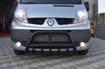 Renault Trafic 2001–2015 Frontbåge WT003 Black (rostfritt stål) foto 1