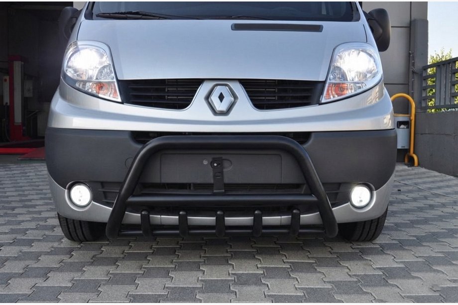 Renault Trafic 2001–2015 Frontbåge WT003 Black (rostfritt stål) Image