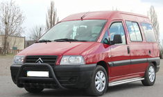 Citroen Jumpy 1996–2007 Frontbåge WT003 Black (rostfritt) foto 1