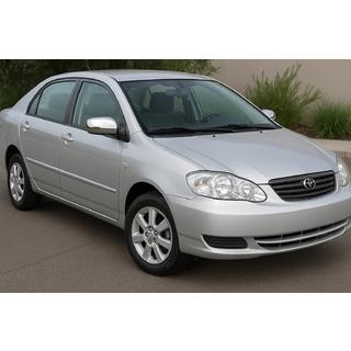 Kromade spegelkåpor 2002-2005 (2 st, plast) Toyota Corolla 2002–2007 foto 1