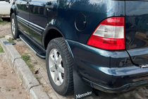 Mercedes ML W163 1997–2005 Sidosteg Duru (2 st, aluminium) foto 1