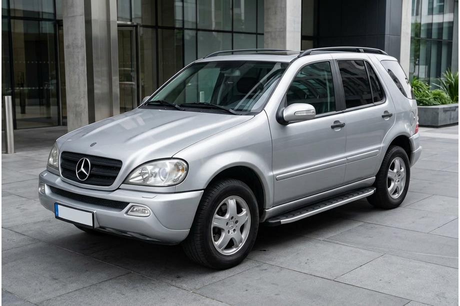 Mercedes ML W163 1997–2005 Sidosteg Fullmond (2 st, aluminium) Image