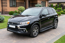 Mitsubishi ASX 2010–2023 Sidosteg Bosphorus Black (2 st, aluminium) foto 1