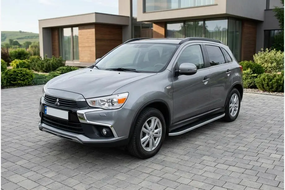 Mitsubishi ASX 2010–2023 Sidosteg Tayga Grey (2 st, aluminium) Image
