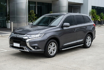 Mitsubishi Outlander 2012–2021 Sidosteg Fullmond (2 st, aluminium) foto 1