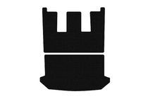 Citroen C-8 2002–2014 Gummibagagematta Carsuit V1 (Svart) foto 1