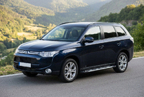 Mitsubishi Outlander 2012–2021 Sidosteg Sunrise (2 st, aluminium) foto 1
