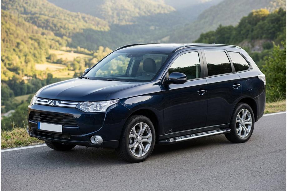 Mitsubishi Outlander 2012–2021 Sidosteg Sunrise (2 st, aluminium) Image