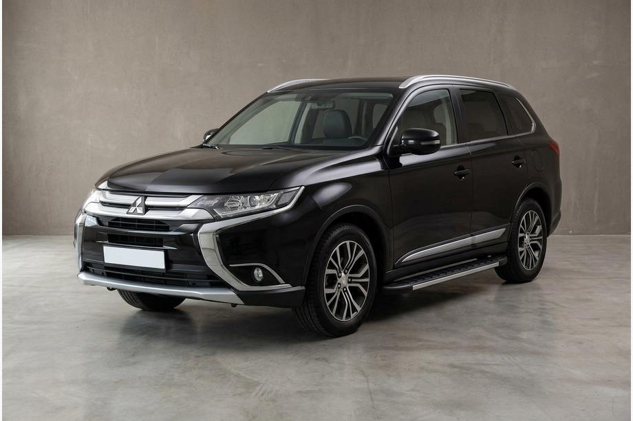 Mitsubishi Outlander 2012–2021 Sidosteg Duru (2 st, aluminium) Image