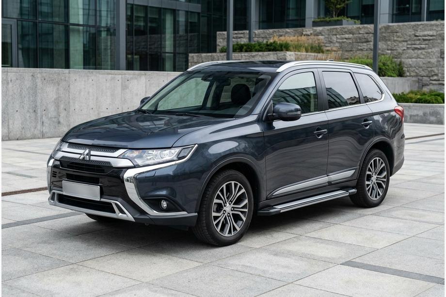 Mitsubishi Outlander 2012–2021 Sidosteg Rainbow (2 st, aluminium) Image