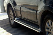 Mitsubishi Pajero Wagon IV 2006–2021 Sidorör (2 st, rostfritt) foto 1