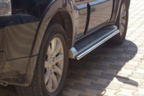 Mitsubishi Pajero Wagon IV 2006–2021 Sidorör (2 st, rostfritt) foto 3