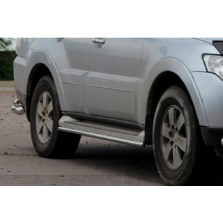 Sidorör (2 st, rostfritt) Mitsubishi Pajero Wagon IV 2006–2021 foto 4