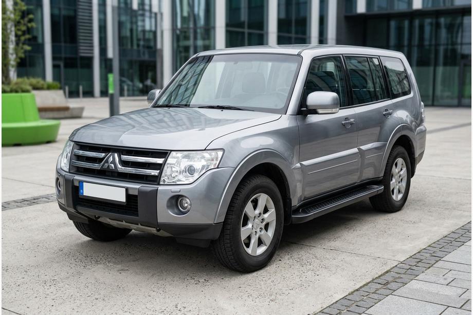 Mitsubishi Pajero Wagon IV 2006–2021 Sidosteg Allmond Black (2 st, aluminium) Image