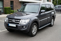 Mitsubishi Pajero Wagon IV 2006–2021 Sidosteg Tayga (2 st, aluminium) foto 1
