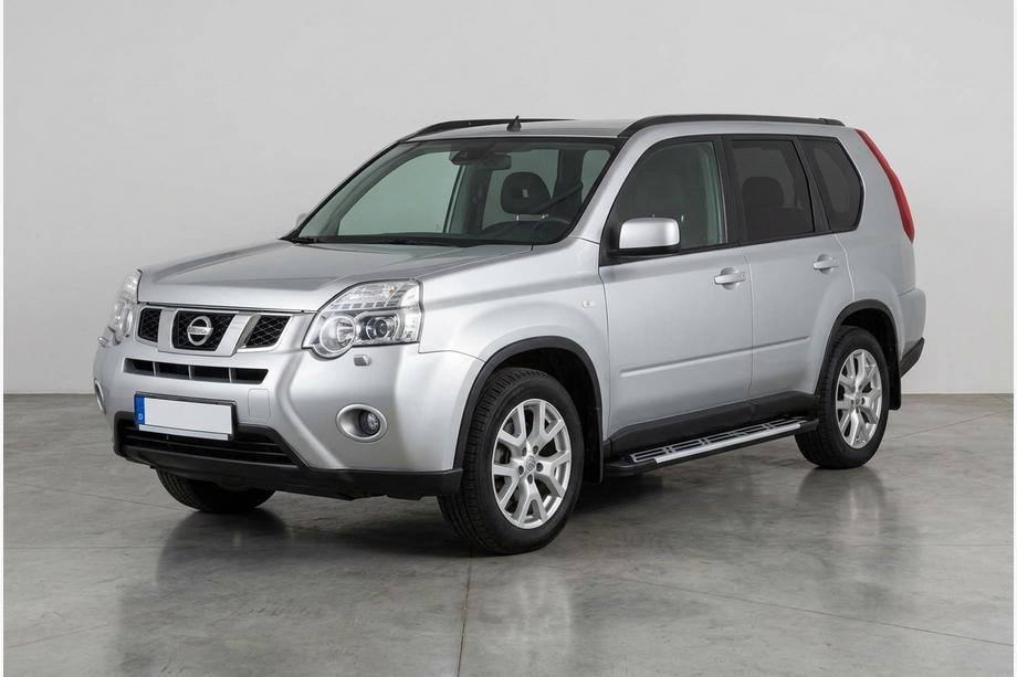Nissan X-trail T31 2007–2014 Sidosteg Sunrise (2 st, aluminium) Image