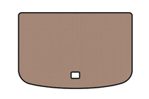 Audi A1 2010–2018 Gummimatta till bagageutrymmet Carsuit (HB, 3-dörrars, beige) foto 1