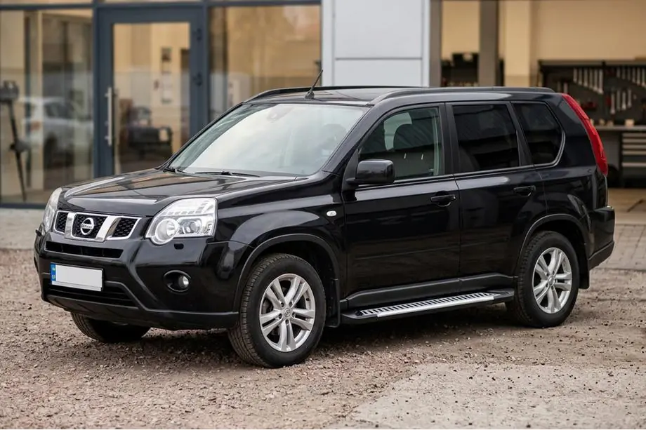 Nissan X-trail T31 2007–2014 Sidosteg Line (2 st, aluminium) Image