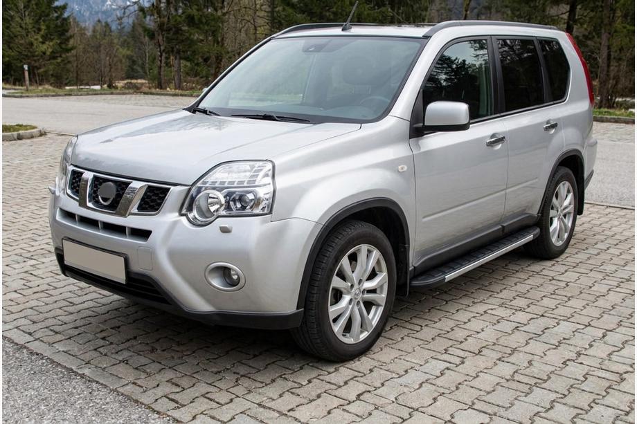 Nissan X-trail T31 2007–2014 Sidosteg Duru (2 st, aluminium) Image