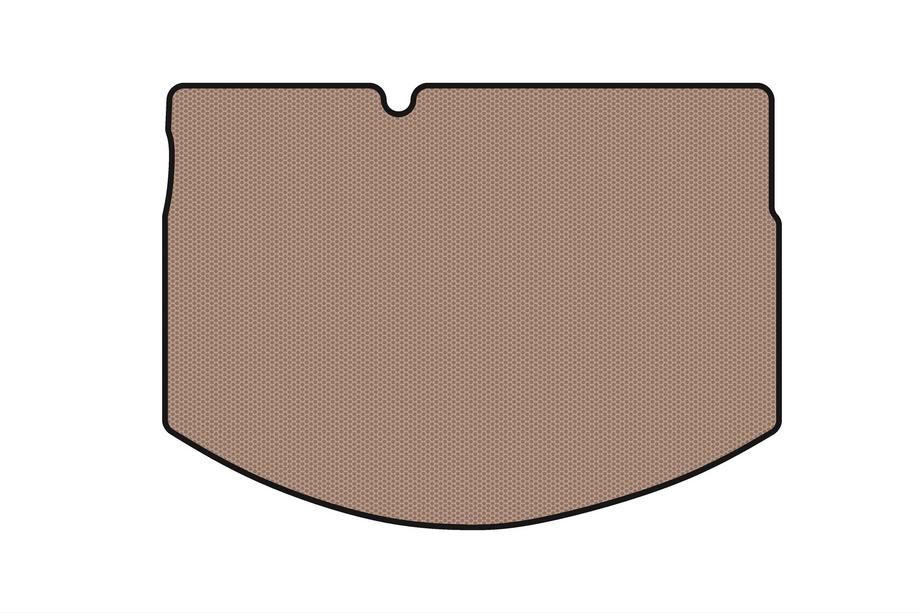 Citroen C-3 2009–2016 Gummimatta för bagageutrymmet Carsuit (HB, beige) Image