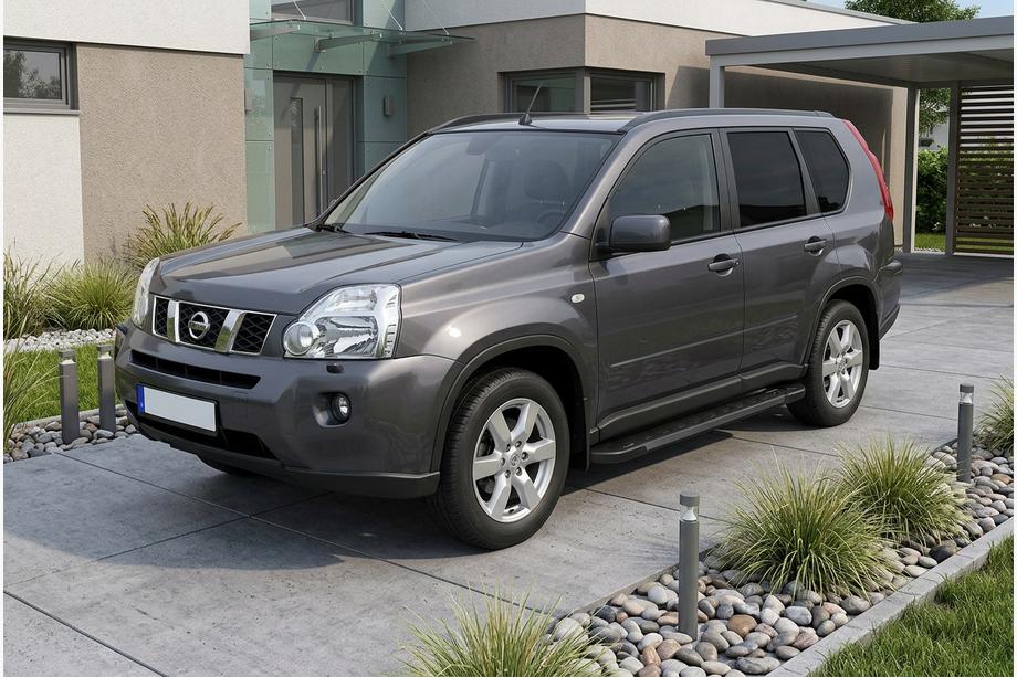Nissan X-trail T31 2007–2014 Sidosteg RedLine Black (2 st, aluminium) Image