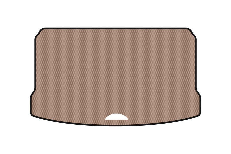 Mini Cooper F55/56/57 2014–2023 Bagagerumsmatta i gummi Carsuit (för S F55, 5-dörrars, beige) Foto 1