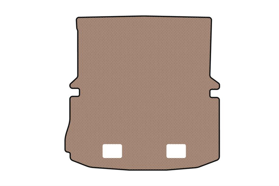 Ford Explorer 2011–2019 Gummimatta för bagageutrymmet Carsuit (2017-2019, 7-sits, beige) Foto 1