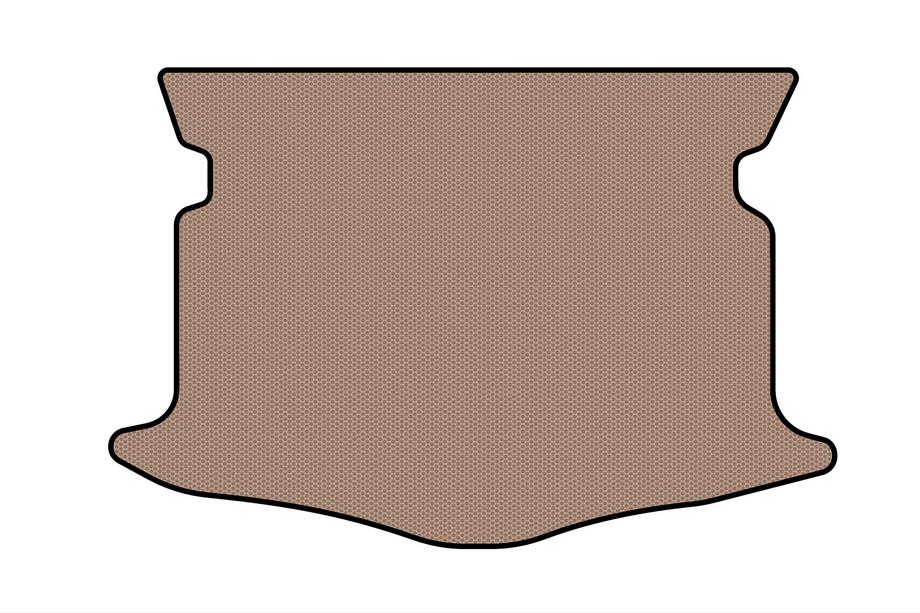 Honda FR-V 2004–2009 Gummimatta för bagageutrymmet Carsuit (Beige) Image