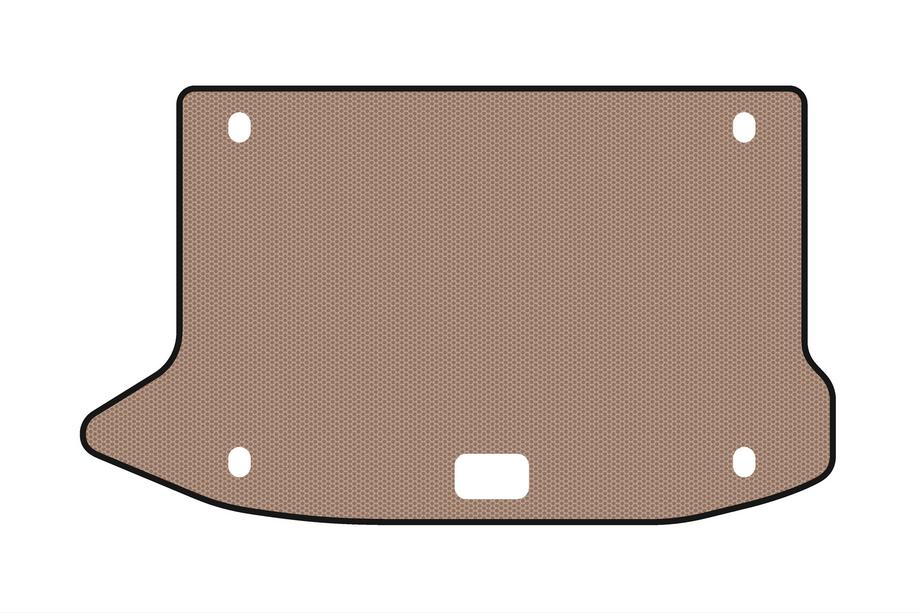 Hyundai Kona 2017–2023 Gummimatta för bagageutrymmet Carsuit V2 (Beige) Image