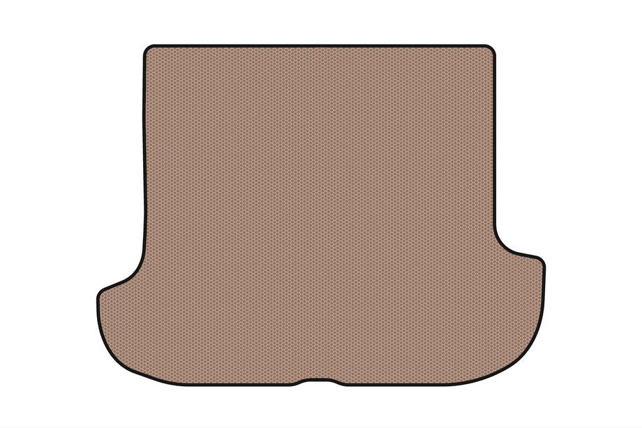 Hyundai Terracan 2001–2007 Gummimatta för bagageutrymmet Carsuit (Beige) Foto 1