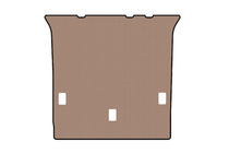 Mercedes G class W463 1990–2018 Gummimatta för bagageutrymmet Carsuit (2012-2015, 5-dörrars, beige) foto 1