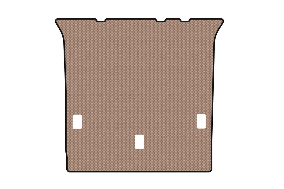 Mercedes G class W463 1990–2018 Gummimatta för bagageutrymmet Carsuit (2012-2015, 5-dörrars, beige) Image