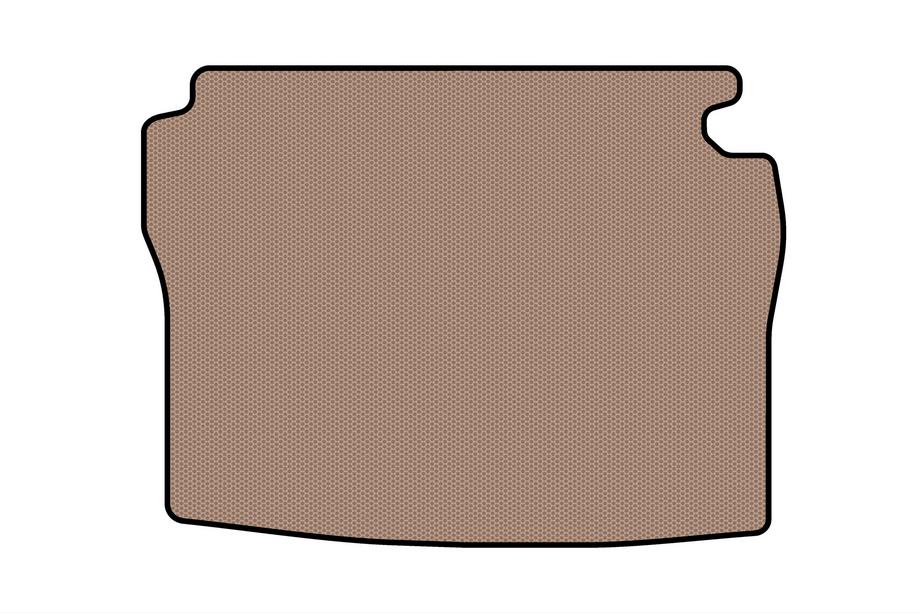 Mercedes S-class W126 1979–1991 Gummimatta till bagageutrymmet Carsuit (SD, kort hjulbas, beige) Image