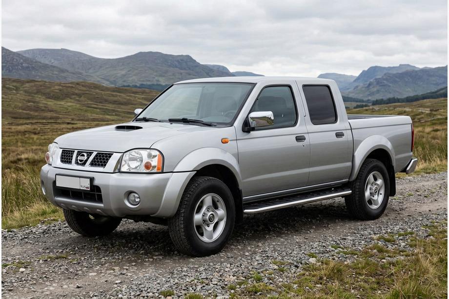Nissan NP300 1999–2015 Sidosteg Maydos V1 (2 st, aluminium ↗ rostfritt stål) Image