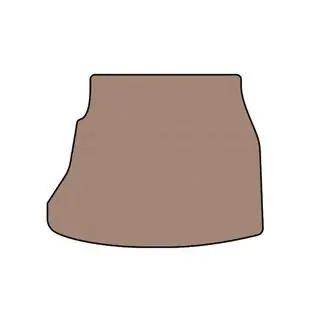 Gummimatta för bagageutrymmet Carsuit (HB, beige)
