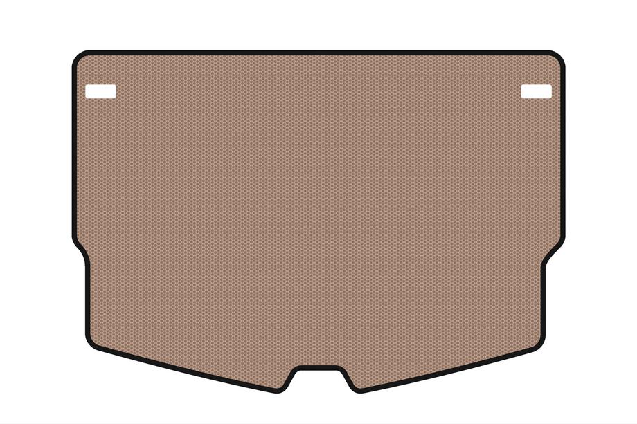 Nissan Note 2012–2020 Gummimatta för bagageutrymmet Carsuit (HB, beige) Image