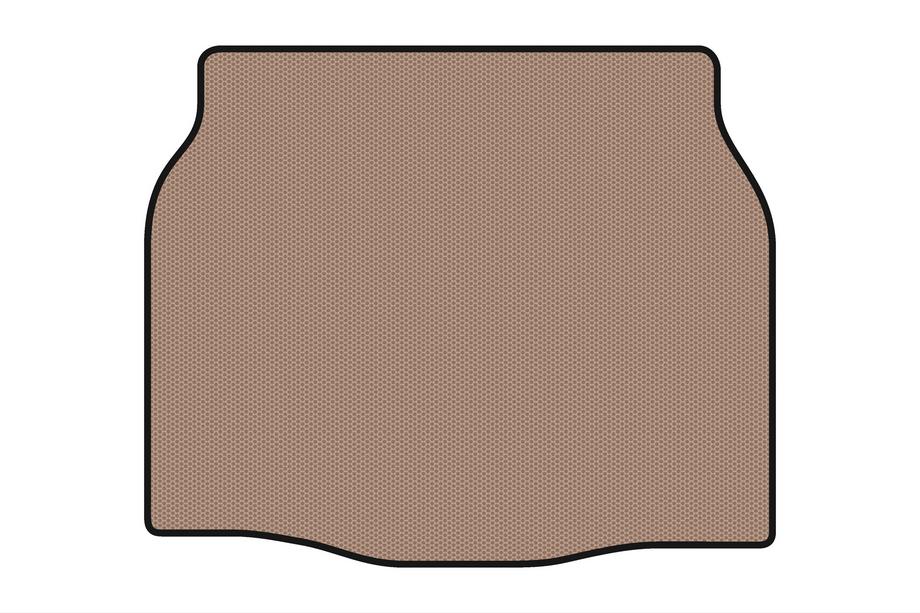 Nissan Tiida 2011–2014 Gummimatta för bagageutrymmet Carsuit (HB, beige) Image