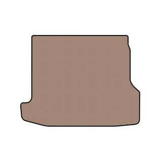 Gummimatta till bagageutrymmet Carsuit (5-dörrars, beige)