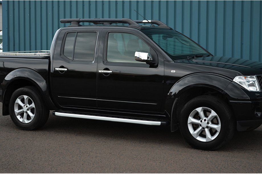 Nissan Navara 2006–2015 Sidosteg Fullmond (2 st, aluminium) Image