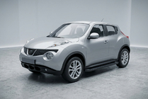 Nissan Juke 2010–2019 Sidosteg Allmond Black (2 st, aluminium) foto 1