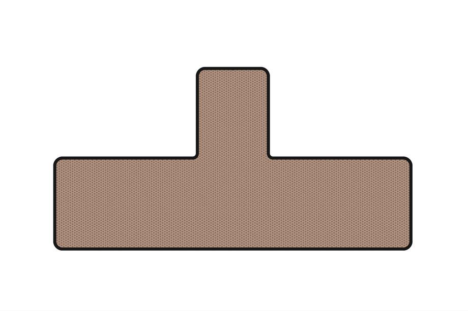 Renault Kangoo 2008–2020 Gummibagagerumsmatta Carsuit (5-dörrars/7-sits, beige) Image