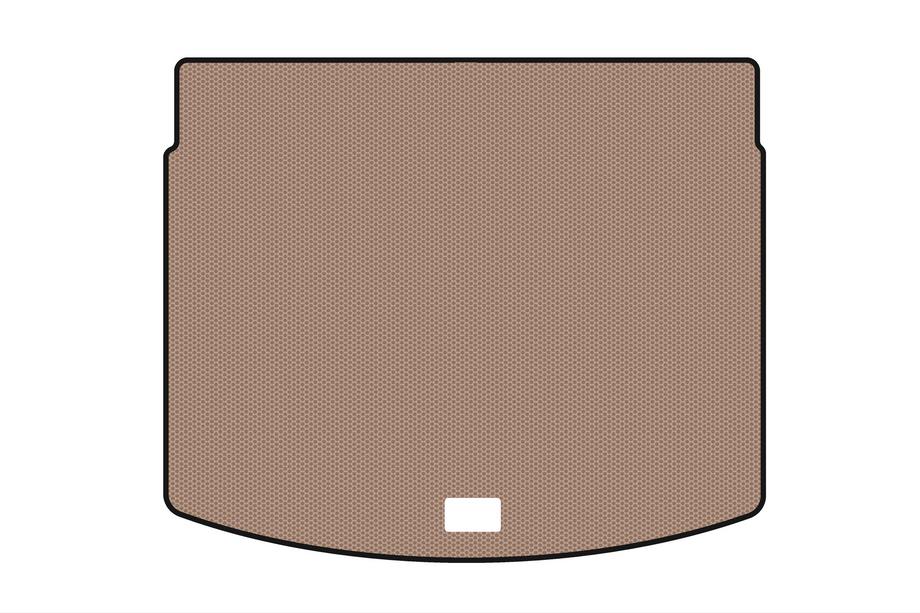 Renault Megane IV 2016–2025 Gummimatta för bagageutrymme Carsuit (2016-2020, SW, beige) Image