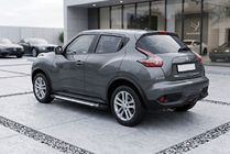 Nissan Juke 2010–2019 Sidosteg Line (2 st, aluminium) foto 1