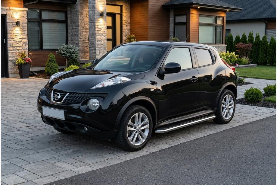 Nissan Juke 2010–2019 Sidosteg Maydos V1 (2 st, aluminium ↗ rostfritt stål) Image