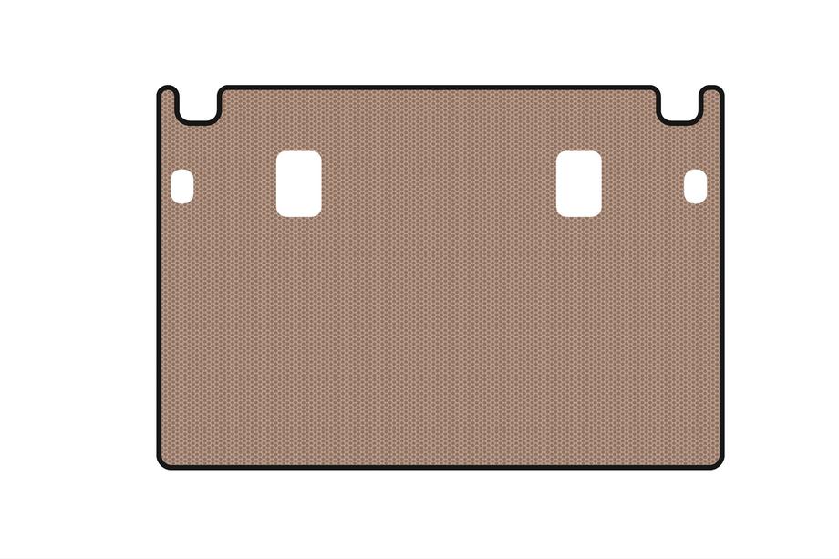 Toyota 4Runner 2009–2024 Gummimatta till bagageutrymmet Carsuit (2014-2024, 7-sits, beige) Image